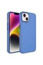 Apple iPhone 14 Uyumlu Kılıf Metal Çerçeve ve Buton Tasarımlı Silikon Zore Luna Kapak