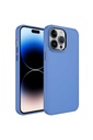 Apple iPhone 14 Pro Uyumlu Kılıf Metal Çerçeve ve Buton Tasarımlı Silikon Zore Luna Kapak