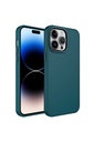 Apple iPhone 14 Pro Max Uyumlu Kılıf Metal Çerçeve ve Buton Tasarımlı Silikon Zore Luna Kapak