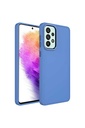Samsung Galaxy A32 4G Uyumlu Kılıf Metal Çerçeve ve Buton Tasarımlı Silikon Zore Luna Kapak