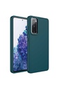 Samsung Galaxy S20 FE Uyumlu Kılıf Metal Çerçeve ve Buton Tasarımlı Silikon Zore Luna Kapak