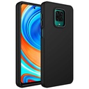 Xiaomi Redmi Note 9S Uyumlu Kılıf Metal Çerçeve ve Buton Tasarımlı Silikon Zore Luna Kapak