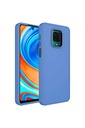 Xiaomi Redmi Note 9 Pro Uyumlu Kılıf Metal Çerçeve ve Buton Tasarımlı Silikon Zore Luna Kapak