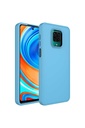 Xiaomi Redmi Note 9 Pro Uyumlu Kılıf Metal Çerçeve ve Buton Tasarımlı Silikon Zore Luna Kapak