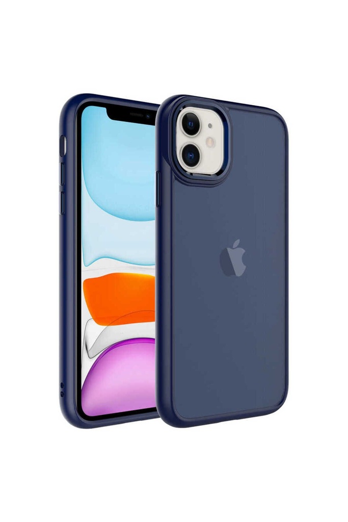 Apple iPhone 11 Uyumlu Kılıf Buzlu Sert PC Zore May Kapak