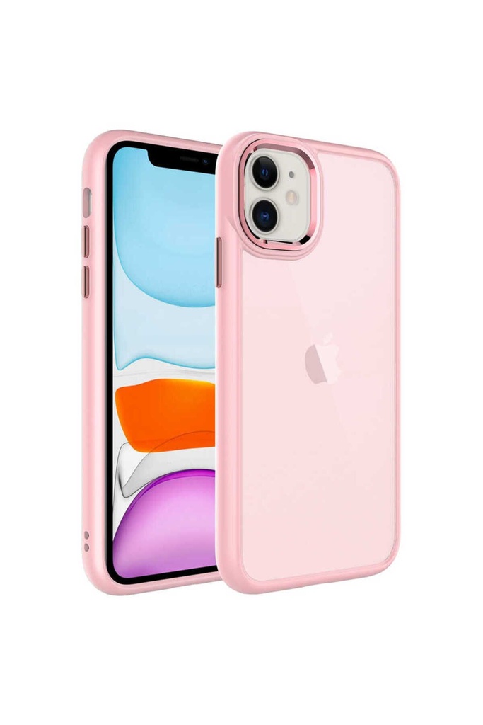 Apple iPhone 11 Uyumlu Kılıf Buzlu Sert PC Zore May Kapak