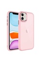 Apple iPhone 11 Uyumlu Kılıf Buzlu Sert PC Zore May Kapak