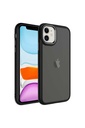Apple iPhone 11 Uyumlu Kılıf Buzlu Sert PC Zore May Kapak