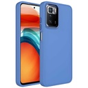 Xiaomi Redmi 10 Uyumlu Kılıf Metal Çerçeve ve Buton Tasarımlı Silikon Zore Luna Kapak