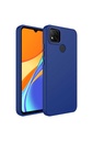Xiaomi Redmi 10A Uyumlu Kılıf Metal Çerçeve ve Buton Tasarımlı Silikon Zore Luna Kapak