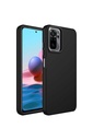 Xiaomi Redmi Note 10 Uyumlu Kılıf Metal Çerçeve ve Buton Tasarımlı Silikon Zore Luna Kapak