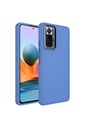 Xiaomi Redmi Note 10 Pro Uyumlu Kılıf Metal Çerçeve ve Buton Tasarımlı Silikon Zore Luna Kapak