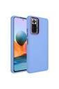 Xiaomi Redmi Note 10 Pro Uyumlu Kılıf Metal Çerçeve ve Buton Tasarımlı Silikon Zore Luna Kapak