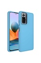 Xiaomi Redmi Note 10 Pro Uyumlu Kılıf Metal Çerçeve ve Buton Tasarımlı Silikon Zore Luna Kapak