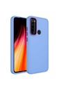 Xiaomi Redmi Note 8 Uyumlu Kılıf Metal Çerçeve ve Buton Tasarımlı Silikon Zore Luna Kapak