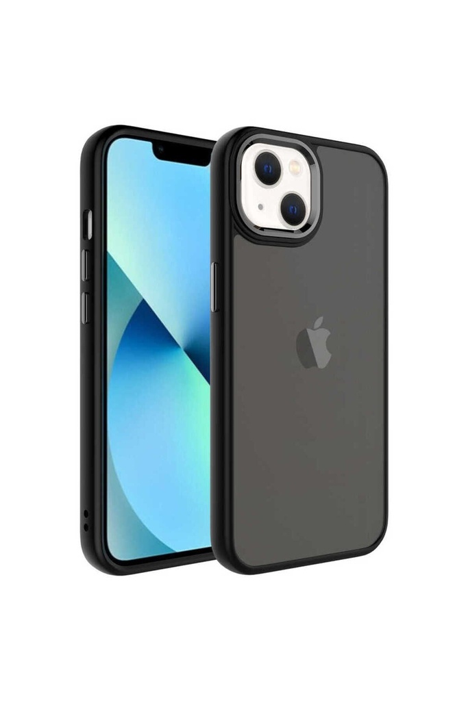Apple iPhone 13 Uyumlu Kılıf Buzlu Sert PC Zore May Kapak