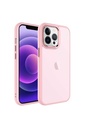 Apple iPhone 13 Pro Uyumlu Kılıf Buzlu Sert PC Zore May Kapak