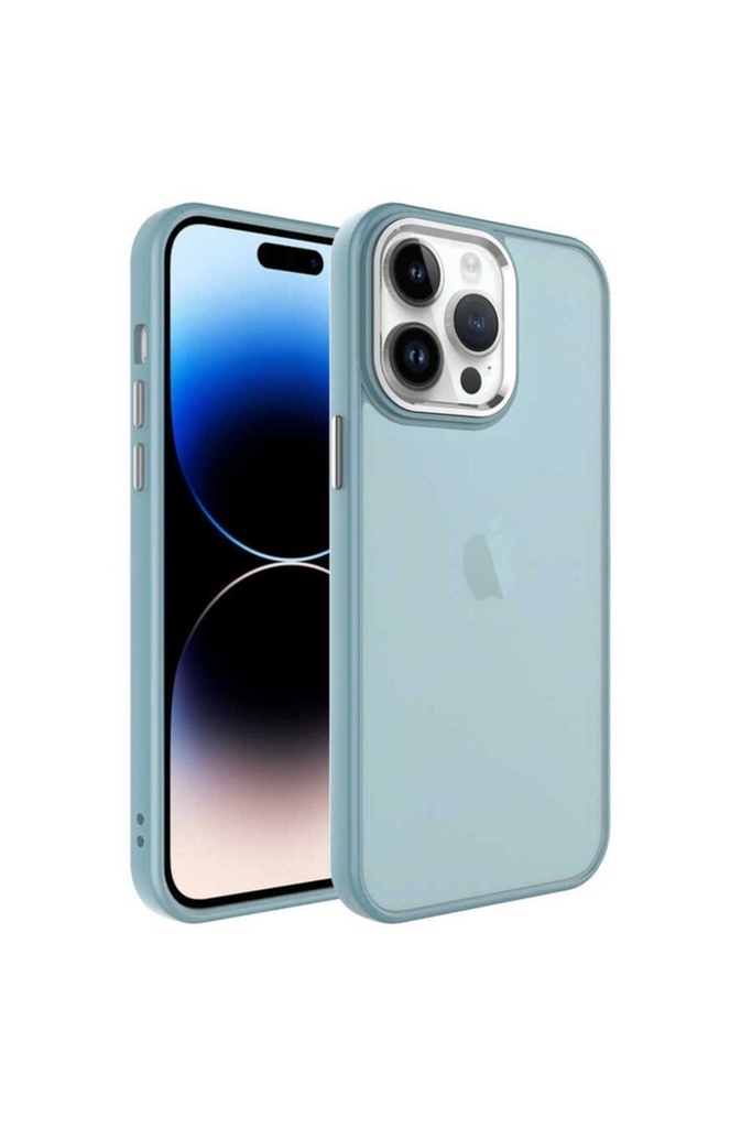 Apple iPhone 14 Pro Uyumlu Kılıf Buzlu Sert PC Zore May Kapak