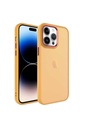 Apple iPhone 14 Pro Uyumlu Kılıf Buzlu Sert PC Zore May Kapak