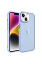 Apple iPhone 14 Plus Uyumlu Kılıf Buzlu Sert PC Zore May Kapak
