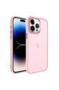 Apple iPhone 14 Pro Max Uyumlu Kılıf Buzlu Sert PC Zore May Kapak
