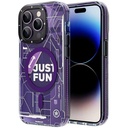 Apple iPhone 14 Pro Uyumlu Kılıf M-safe Şarj Özellikli YoungKit Technology Serisi Kapak