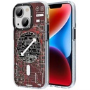 Apple iPhone 14 Plus Uyumlu Kılıf M-safe Şarj Özellikli YoungKit Technology Serisi Kapak