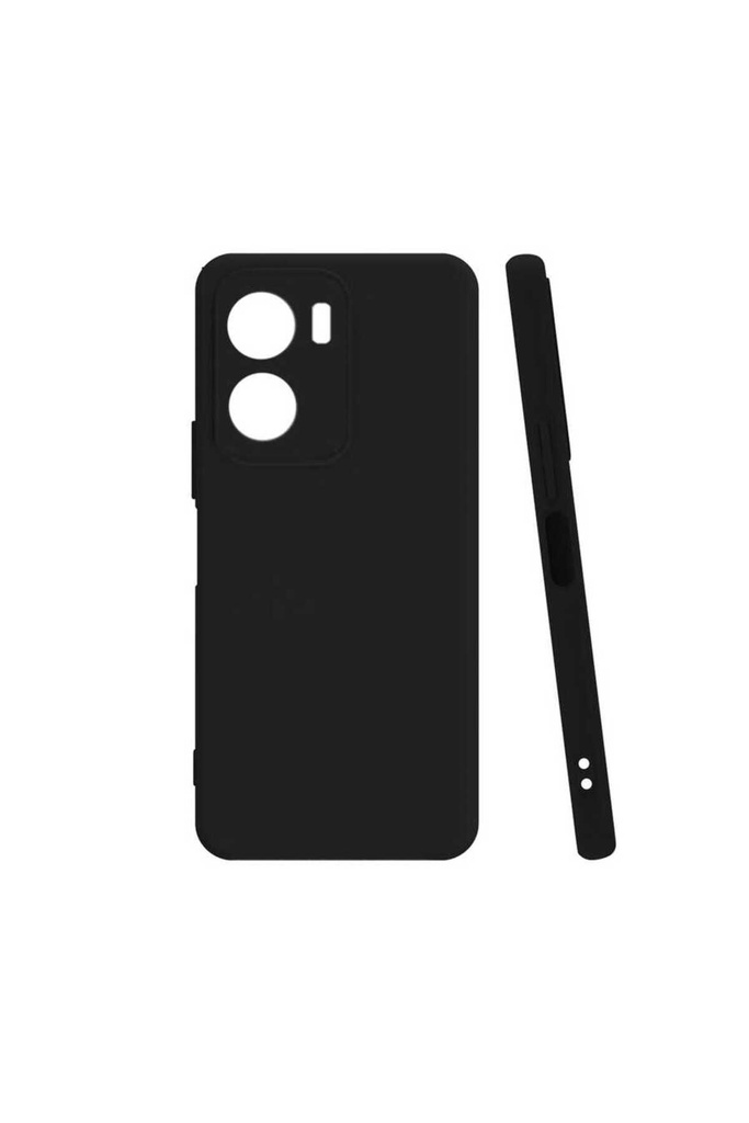 [RNZ-TA82131] Vivo Y16 Uyumlu Kılıf Zore Biye Silikon (Siyah)