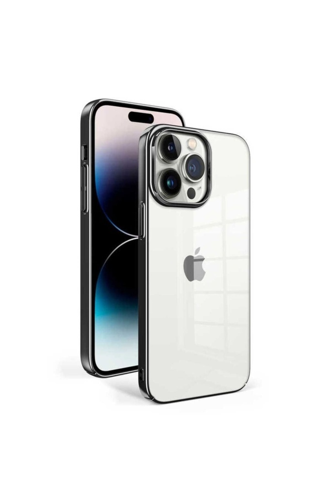 [RNZ-TA82201] Apple iPhone 14 Pro Uyumlu Kılıf Zore Sun Kapak (Siyah)