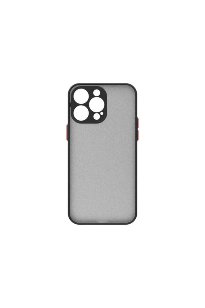 [RNZ-TA82175] Apple iPhone 14 Pro Uyumlu Kılıf Zore Hux Kapak (Siyah)