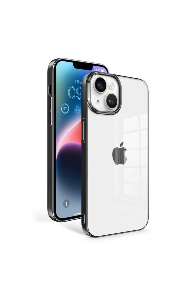 [RNZ-TA82206] Apple iPhone 14 Plus Uyumlu Kılıf Zore Sun Kapak (Siyah)