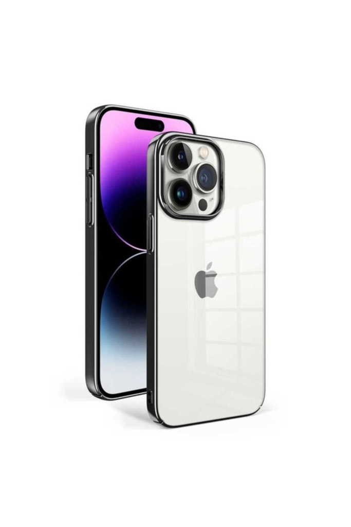 [RNZ-TA82211] Apple iPhone 14 Pro Max Uyumlu Kılıf Zore Sun Kapak (Siyah)