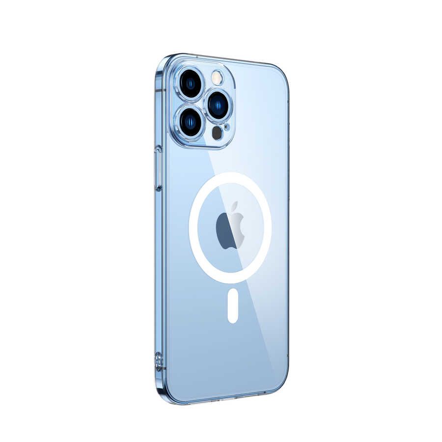 [RNZ-TA82217] Apple iPhone 13 Pro Max Uyumlu Kılıf Kamera Korumalı M-safe Sert PC Zore Porto Kapak