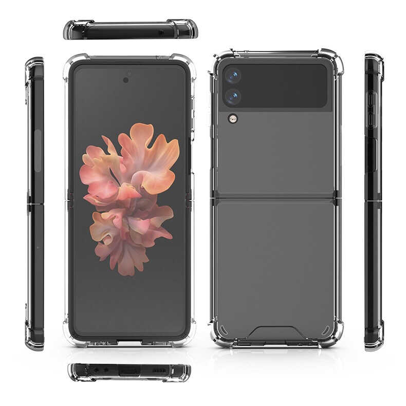 [RNZ-TA82228] Samsung Galaxy Z Flip 3 Uyumlu Kılıf Zore Nitro Anti Shock Silikon