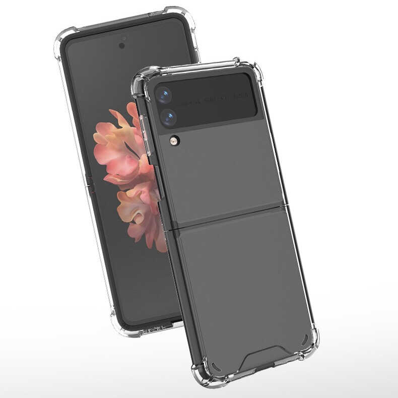 [RNZ-TA82231] Samsung Galaxy Z Flip 4 Uyumlu Kılıf Zore Nitro Anti Shock Silikon