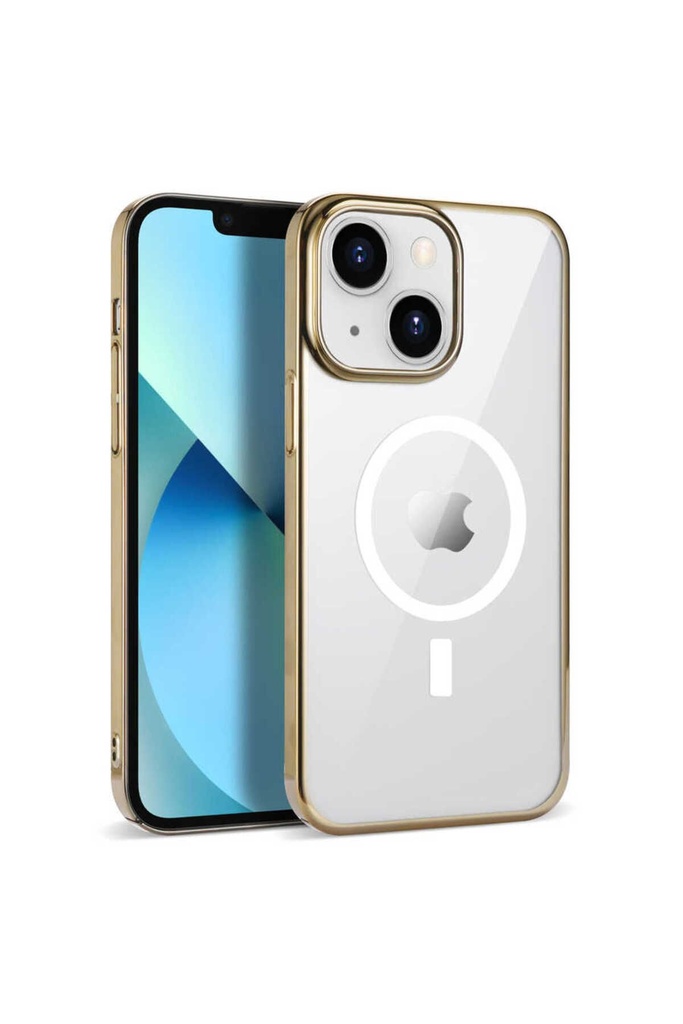 Apple iPhone 14 Plus Uyumlu Kılıf Zore Wireless Şarj Özellikli Pixel M-safe Kapak