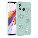 Xiaomi Redmi 12C Uyumlu Kılıf Kabartma Figürlü Parlak Zore Toys Silikon Kapak
