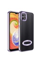Samsung Galaxy A03 Uyumlu Kılıf Kamera Korumalı Logo Gösteren Zore Omega Kapak