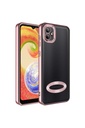 Samsung Galaxy A03 Uyumlu Kılıf Kamera Korumalı Logo Gösteren Zore Omega Kapak