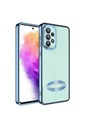 Samsung Galaxy A73 Uyumlu Kılıf Kamera Korumalı Logo Gösteren Zore Omega Kapak