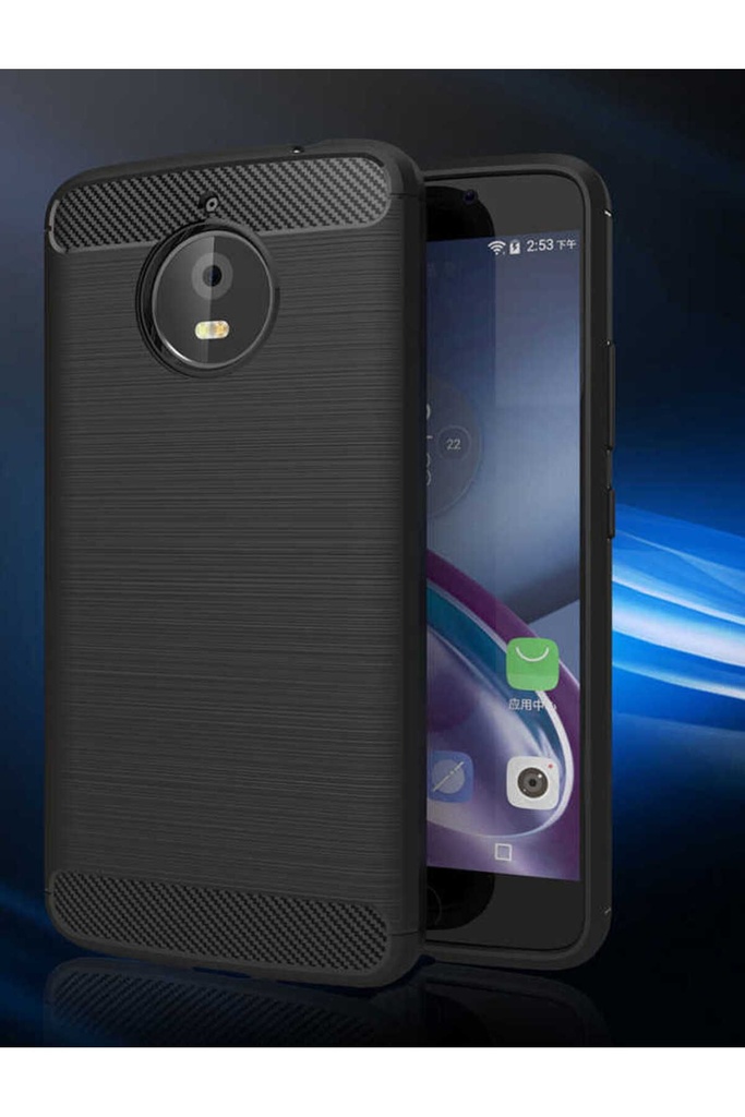 [RNZ-TA661] Lenovo Moto E4 Plus Uyumlu Kılıf Zore Room Silikon Kapak (Siyah)