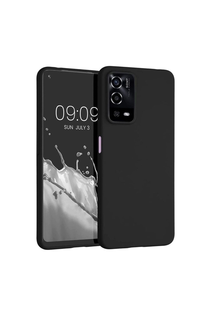 [RNZ-TA87084] Oppo A55 4G Uyumlu Kılıf Zore Premier Silikon Kapak (Siyah)