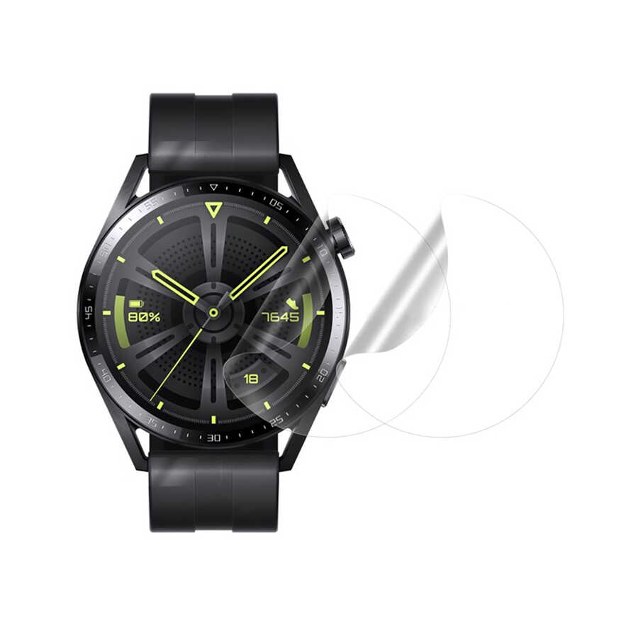 Huawei Watch GT 3 46mm Uyumlu Zore Narr Tpu Body Ekran Koruyucu