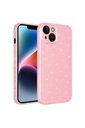 Apple iPhone 14 Plus Uyumlu Kılıf Kamera Korumalı Simli Lüks Zore Koton Kapak