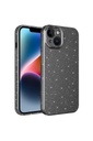 Apple iPhone 13 Uyumlu Kılıf Kamera Korumalı Simli Lüks Zore Koton Kapak