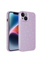Apple iPhone 14 Uyumlu Kılıf Kamera Korumalı Simli Lüks Zore Koton Kapak