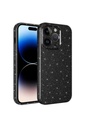 Apple iPhone 14 Pro Uyumlu Kılıf Kamera Korumalı Simli Lüks Zore Koton Kapak