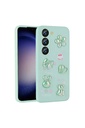 Samsung Galaxy A54 Uyumlu Kılıf Kabartma Figürlü Parlak Zore Toys Silikon Kapak