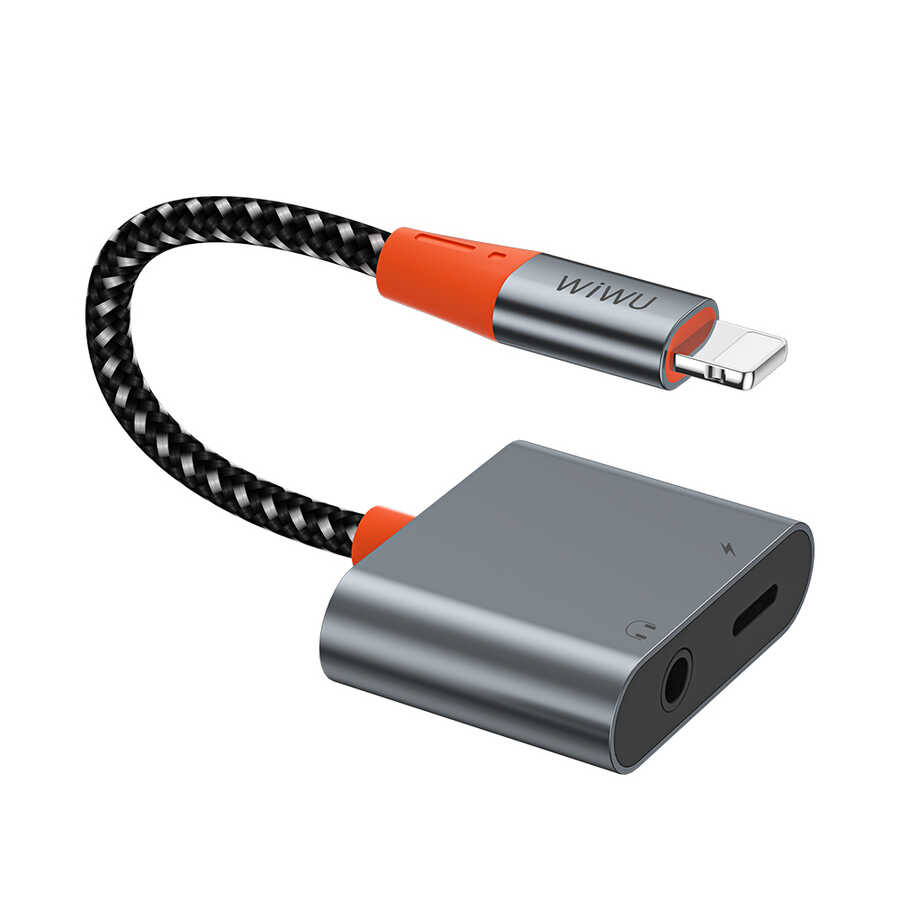 [RNZ-TA82729] Wiwu LT07 Lightning To 3.5mm Aux Çevirici Ses Adaptörü