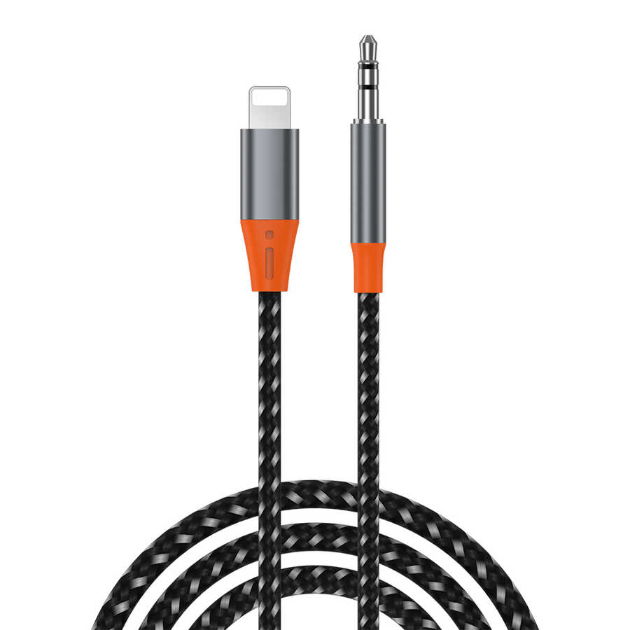 [RNZ-TA82735] Wiwu YP06 Lightning To 3.5mm Aux Audio Ses Kablosu 1.2M